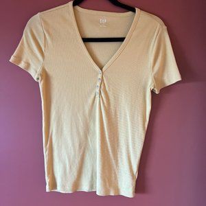 Gap Ribbed Short-sleeve top